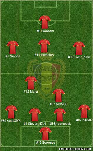 Belgium Formation 2014