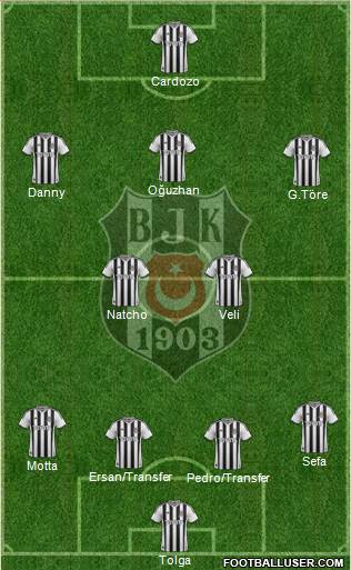 Besiktas JK Formation 2014