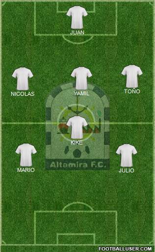Club Altamira F.C. Formation 2014