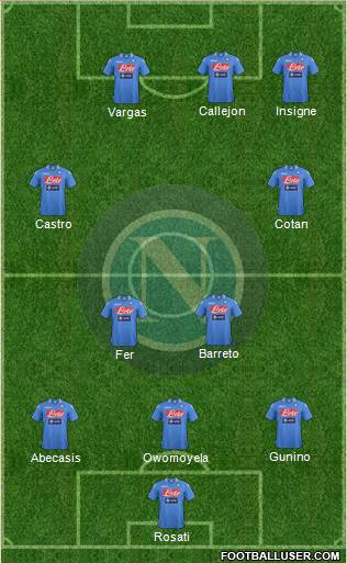 Napoli Formation 2014