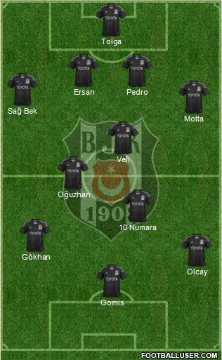 Besiktas JK Formation 2014