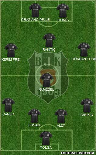 Besiktas JK Formation 2014