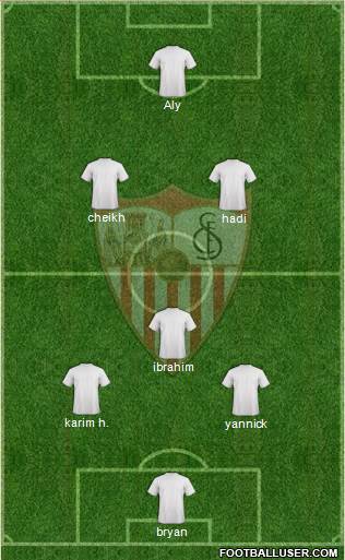 Sevilla F.C., S.A.D. Formation 2014