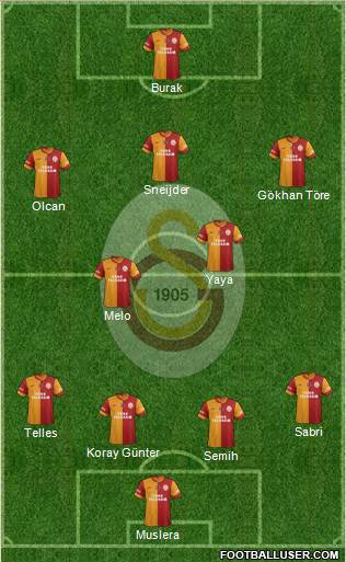 Galatasaray SK Formation 2014