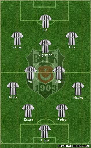 Besiktas JK Formation 2014