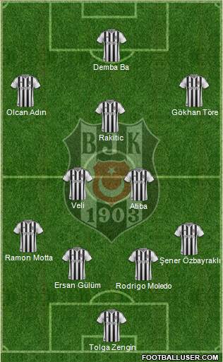 Besiktas JK Formation 2014