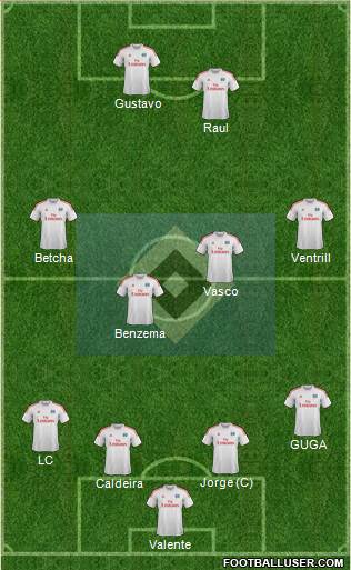 Hamburger SV Formation 2014