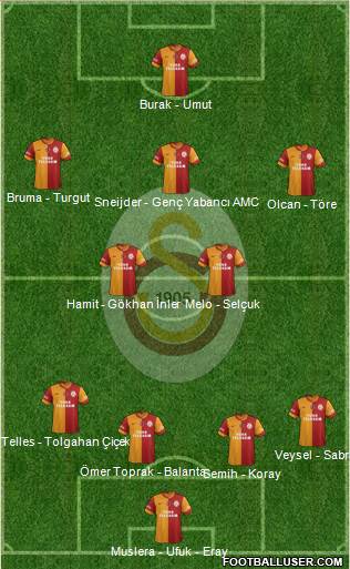Galatasaray SK Formation 2014