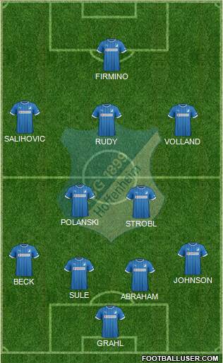 TSG 1899 Hoffenheim Formation 2014