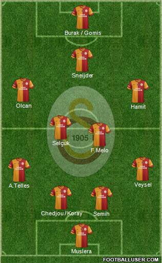 Galatasaray SK Formation 2014