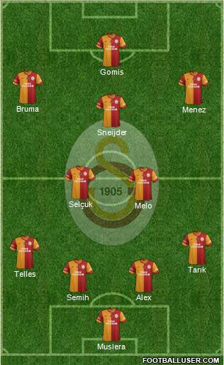 Galatasaray SK Formation 2014