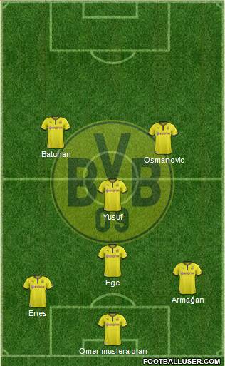 Borussia Dortmund Formation 2014
