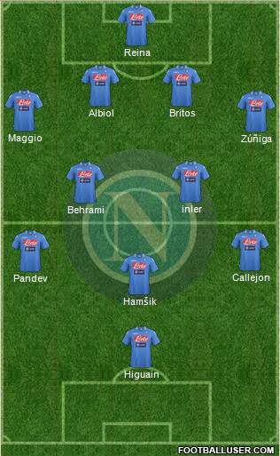 Napoli Formation 2014