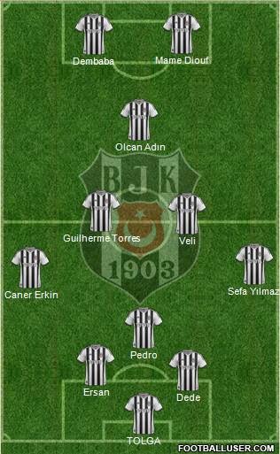 Besiktas JK Formation 2014
