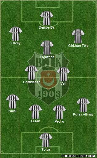Besiktas JK Formation 2014