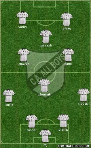 All Boys Formation 2014