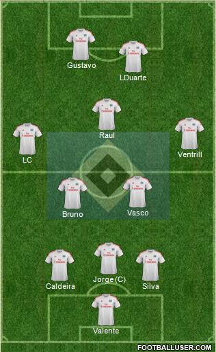 Hamburger SV Formation 2014