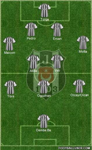 Besiktas JK Formation 2014