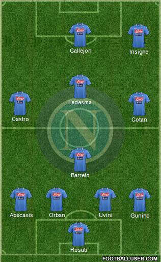 Napoli Formation 2014