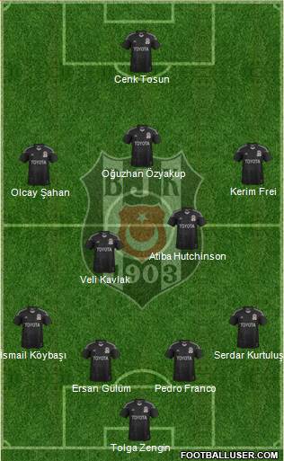 Besiktas JK Formation 2014