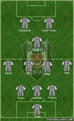 Besiktas JK Formation 2014