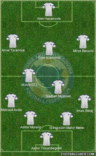 Bosnia and Herzegovina Formation 2014