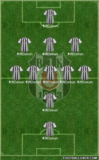 Besiktas JK Formation 2014