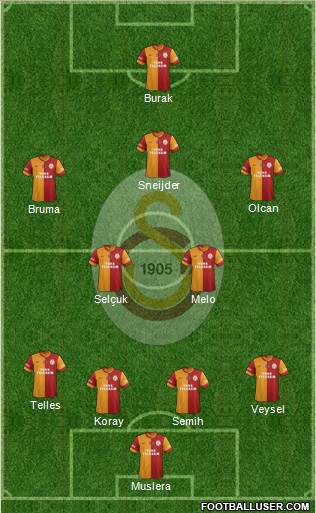 Galatasaray SK Formation 2014