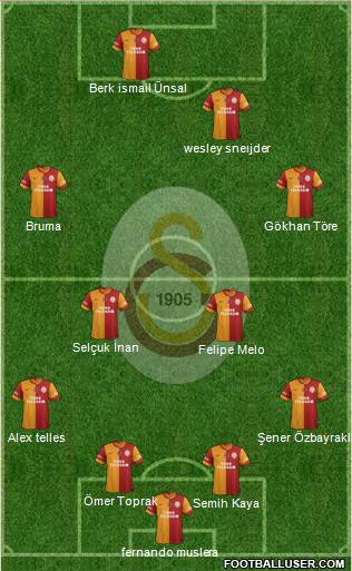 Galatasaray SK Formation 2014