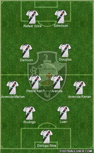 CR Vasco da Gama Formation 2014