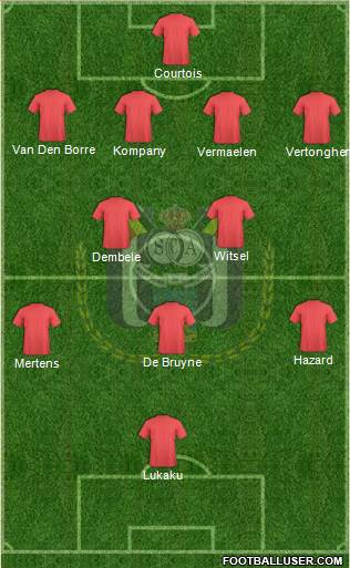 RSC Anderlecht Formation 2014
