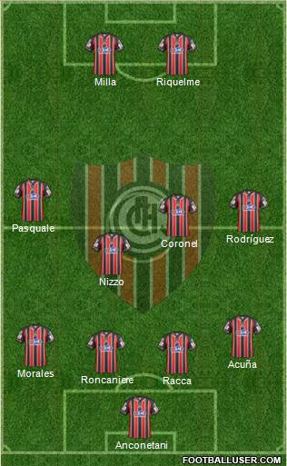 Chacarita Juniors Formation 2014