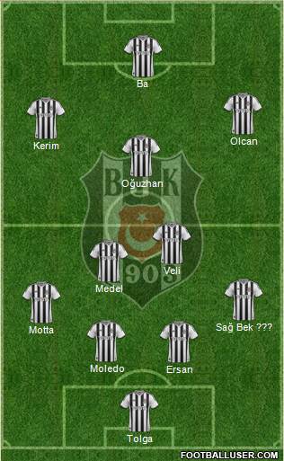 Besiktas JK Formation 2014