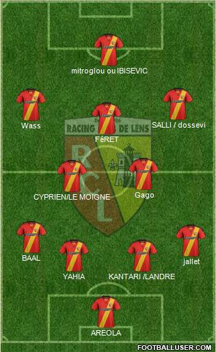 Racing Club de Lens Formation 2014