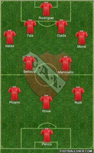 Independiente Formation 2014