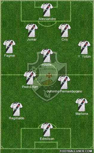 CR Vasco da Gama Formation 2014