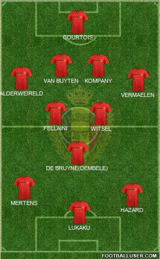 Belgium Formation 2014