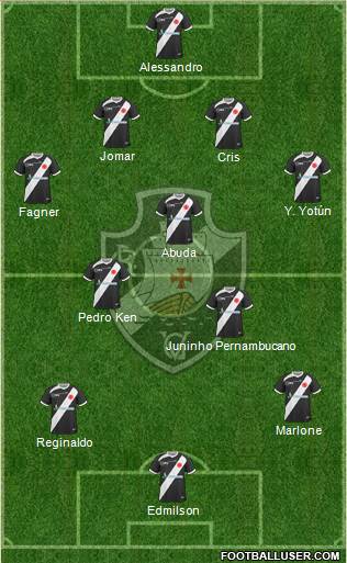 CR Vasco da Gama Formation 2014