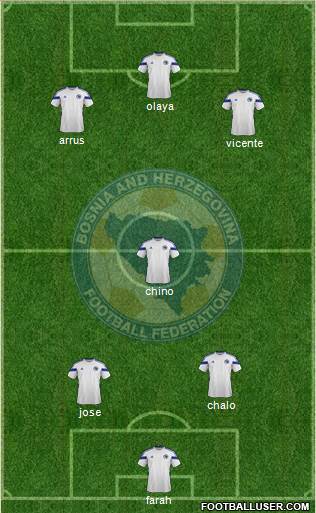 Bosnia and Herzegovina Formation 2014