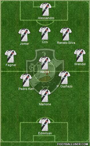 CR Vasco da Gama Formation 2014