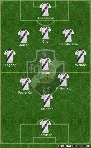CR Vasco da Gama Formation 2014