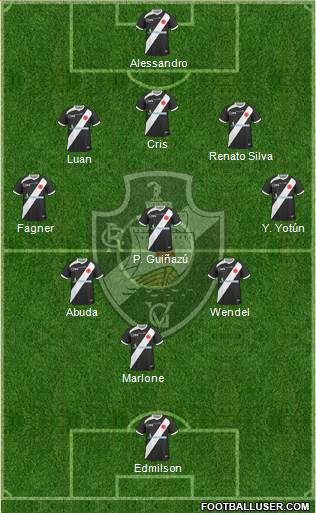 CR Vasco da Gama Formation 2014
