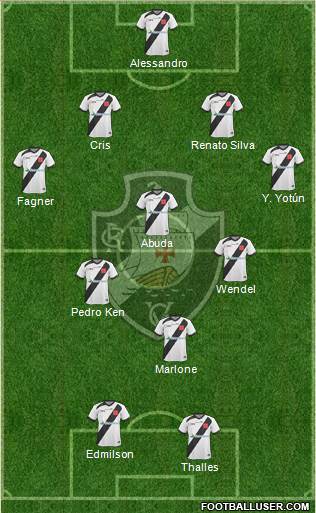 CR Vasco da Gama Formation 2014