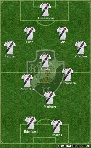 CR Vasco da Gama Formation 2014