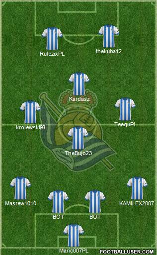Real Sociedad S.A.D. Formation 2014