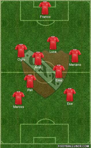 Independiente Formation 2014