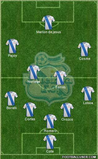 Club Puebla de la Franja Formation 2014