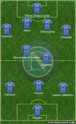 Napoli Formation 2014