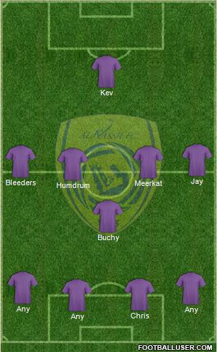 Al-Nassr (KSA) Formation 2014