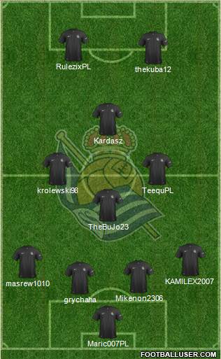 Real Sociedad S.A.D. Formation 2014